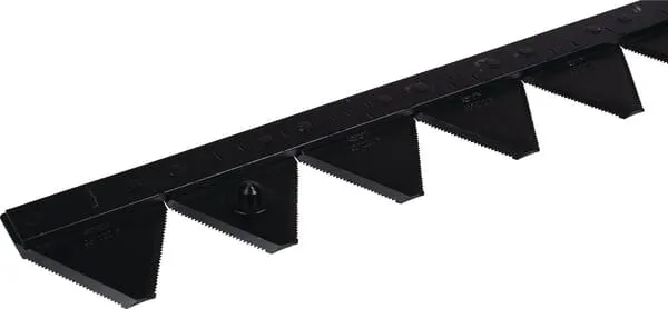 Kosa 2m dole ozubená 3mm MS