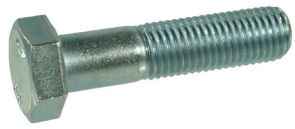 Šrouby se šestihrannou hlavou DIN 960, jemný metrický závit, 10.9, pozinkované