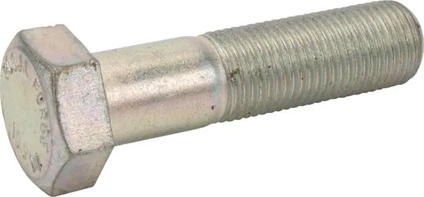 Šroub se šestihrannou hlavou DIN 960 M20x2,00 x 80, pozinkovaná ocel 10.9, Kramp