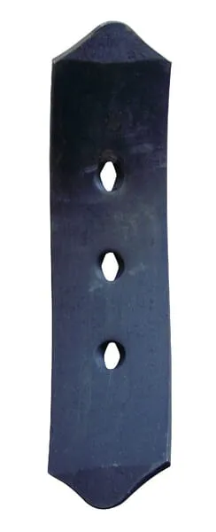 Radlice kultivátoru 390x100x12 mm, otočná left, plochá, 3 otvory, vhodná pro Pöttinger