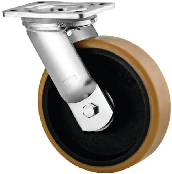 Otočné kolo, svařovaná vidlice a plotýnka, galvanicky zinkováno