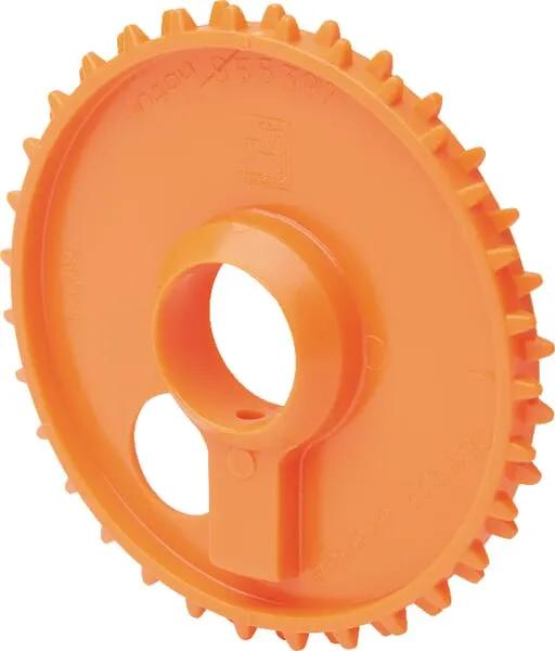 Jemné secí kolo plast. oranžové