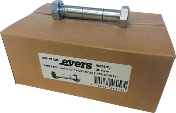 Střižný šroub s maticí (25x) M14x82 10.9 TYP BRUMBY