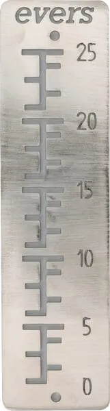 Rozdělení stupnice Evers