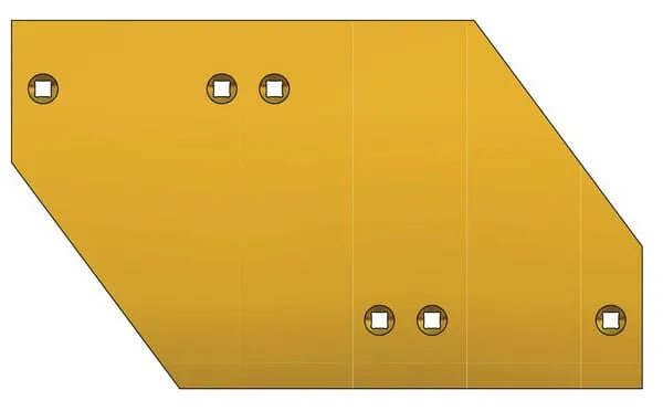 Deska plazu levá 600x350