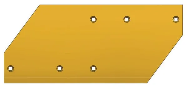 Deska plazu pravá 800x350