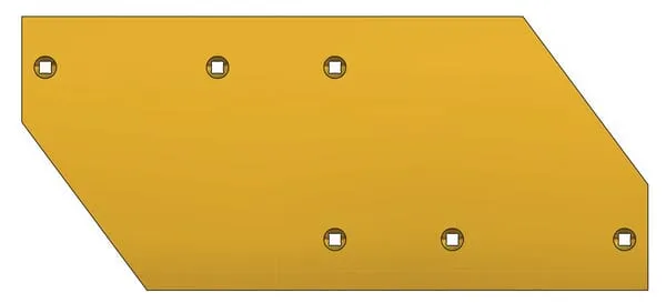 Deska plazu levá 800x350