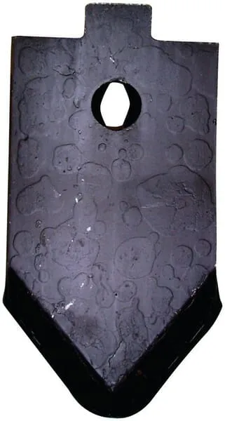 Radlice kultivátoru 240x120x10 mm, plochá, 1 otvor, vhodná pro Kerner