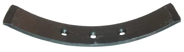 Radlice kultivátoru 420x70x10 mm, otočná, zahnutá, 3 otvory, vhodná pro Bottmersdorf