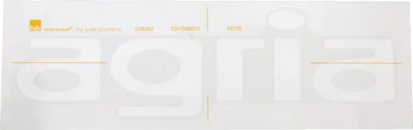 Štít Agria, bílý