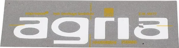 Štít Agria, bílý