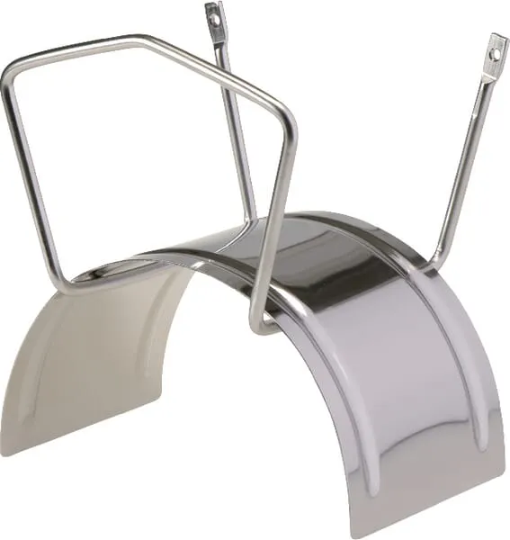 Nástěnný držák hadice Alba+ MIDI Nerezová ocel