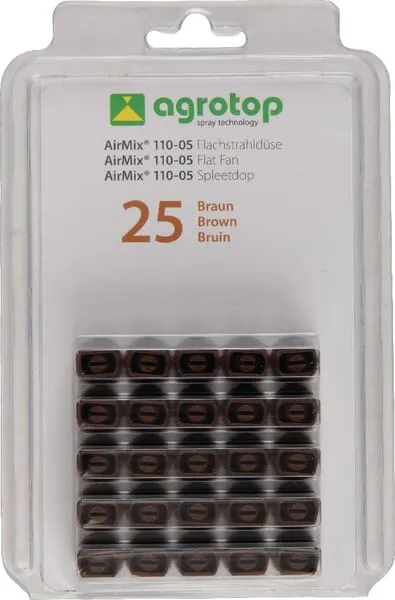 Vzduchová vstřikovací tryska AM 110° 05, hnědá, plast, Agrotop