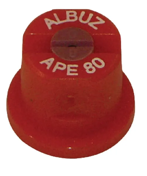 Tryska s plochým paprskem APE 80° oranžová keramická