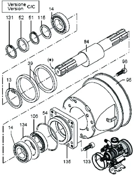 Náhradní díly vhodný pro Annovi Reverberi AR 813 AP