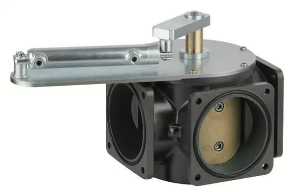 Třícestný ventil MZ Art.0024/601, Třícestný přírubový ventil s HD válcem