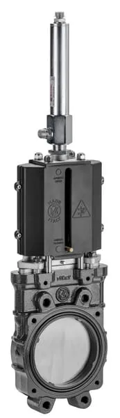 Deskové šoupátko MZ s hydraulickým válcem, bez výpusti (4"+ 5"+ 6"+ 8"), litinové