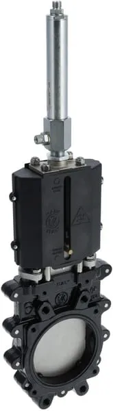 Nožové šoupátko 6" obousměrné, hydraulické