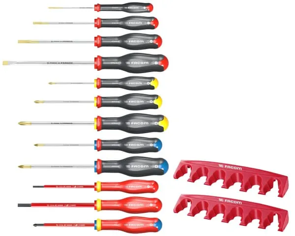 AT.J12R1 Sada šroubováků se 2 držáky 12 dílná