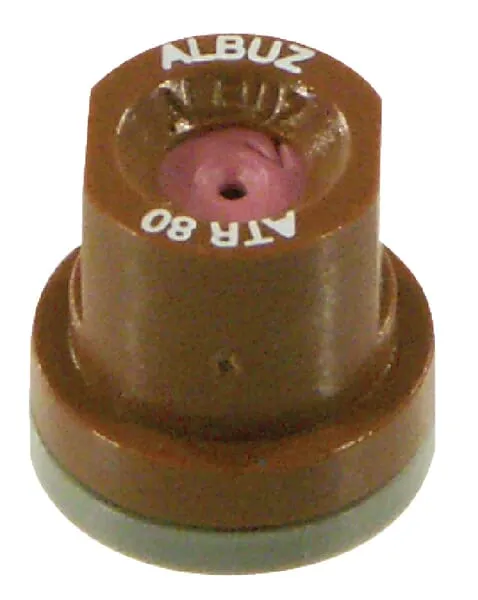 Postřikovací tryska s vnitřním kuželem ATR 80°, keramická, hnědá