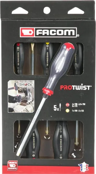 ATWCK.J5 Sada šroubováků s nárazovou zónou 5-dílná