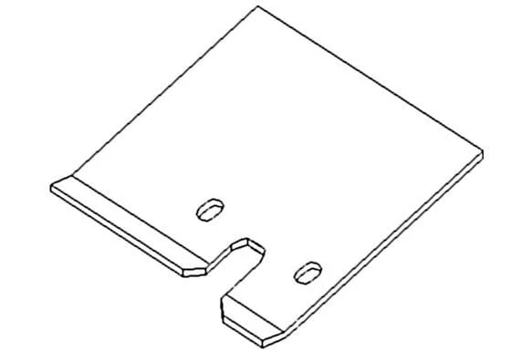 Otěrová deska podávacího systému