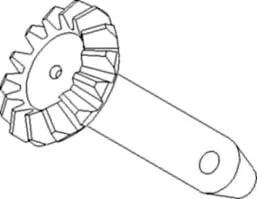 vodicí hřídele kombajnu