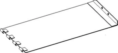 Upevňovací desky šnekového dopravníku