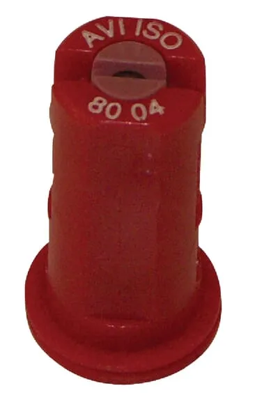 Injektorová tryska AVI 80° červená keramická