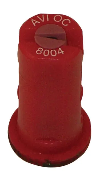 Injektorová tryska AVI OC 80° červená keramická