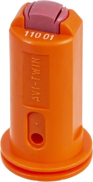 Injektorová tryska AVI TWIN 110° oranžová keramická