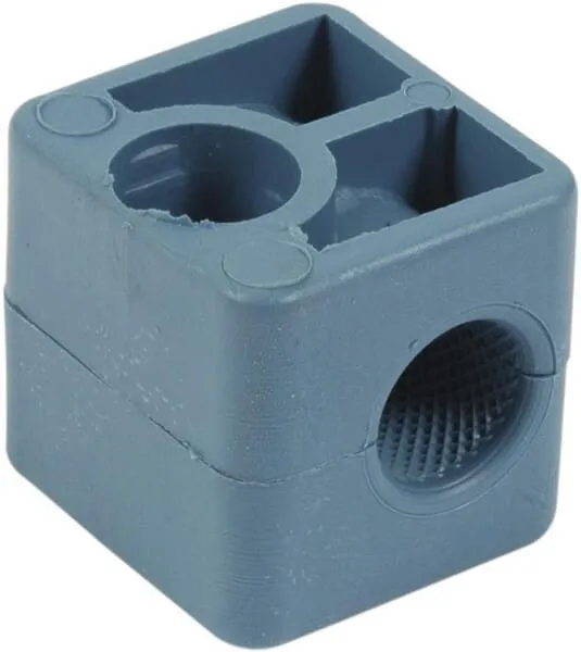 Trubkové spony, polypropylen, zelené