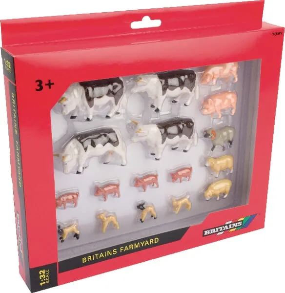 B43096A1 Sada hospodářských zvířat (17x)