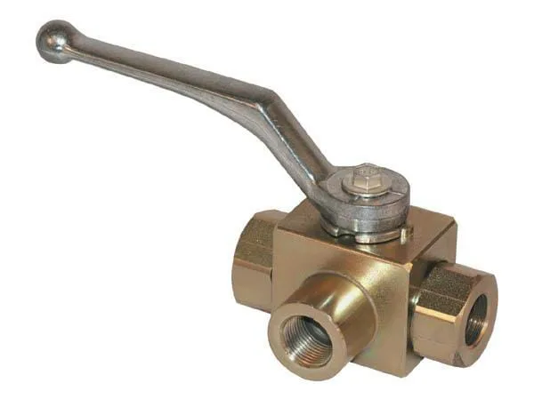 Kulové kohouty trojcestné s BSP vnitřní závit KH 3 KS-R