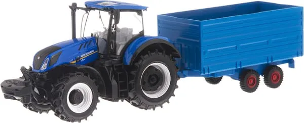 New Holland T7HD traktor s přívěsem