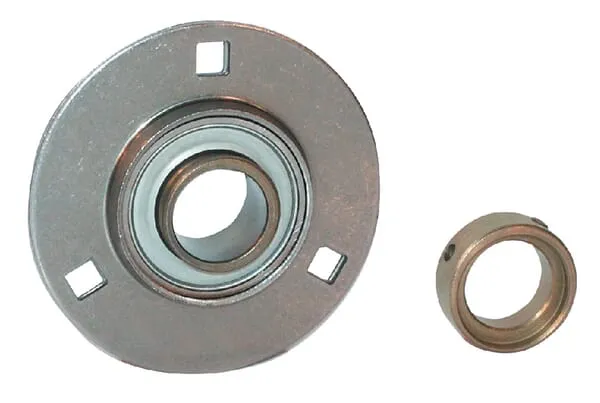 Kulaté plechové přírubové ložisko kpl.