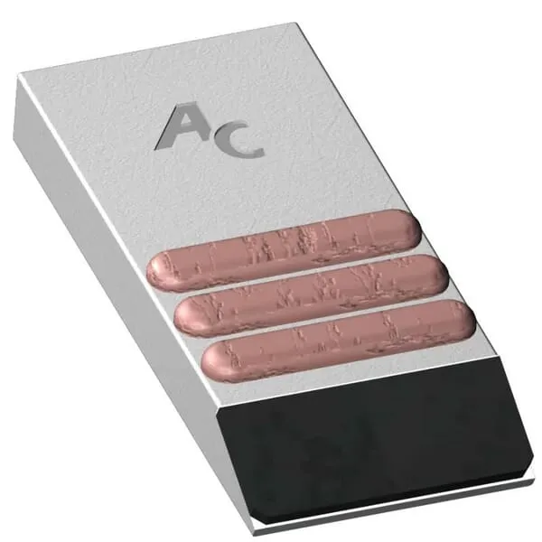 Navařovací hrot, karbid + navařování 160x70x20