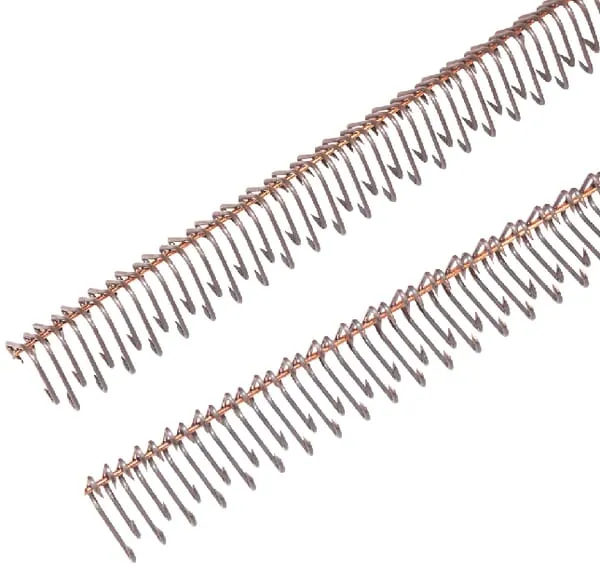 S přivařeným ocelovým drátem a volným nylonovým drátem