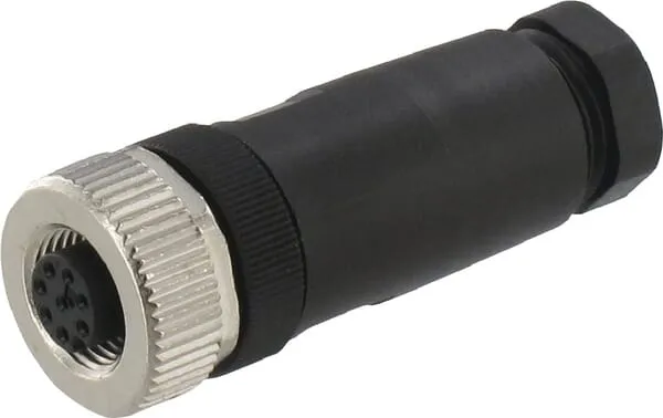 Zástrčka 8kolíková vnitřní M12 Cod-A