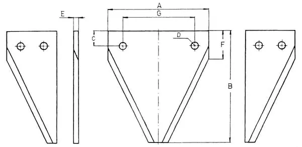 Žabky žací lišty