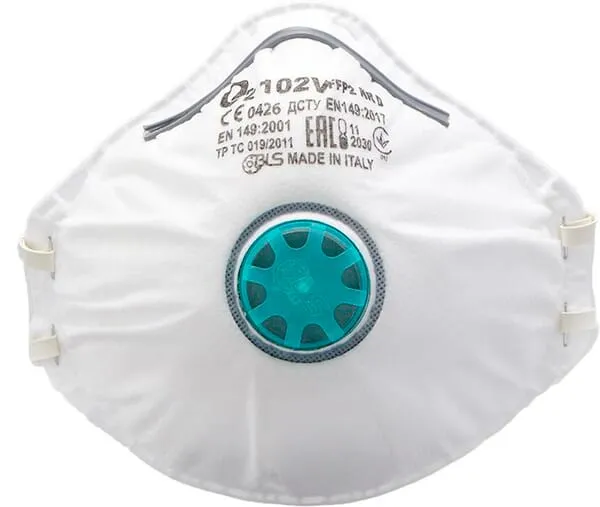 Jednorázová maska s výdechovým ventilem 02 102V