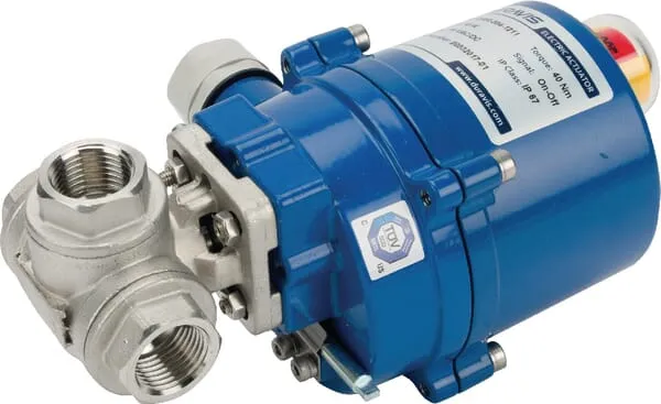 Kulový kohout 1/2" elektrický