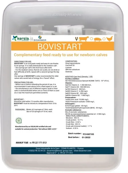 Pasta pro novorozená telata Bovistart