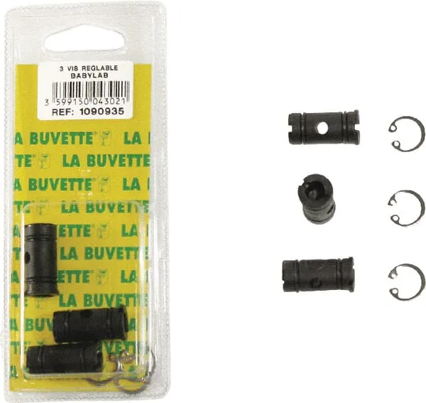 3 vis rég. Babylab s/coque