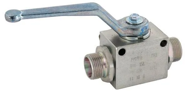 Kulové ventily, spojka s řezným kroužkem KHS, s upevňovacími otvory