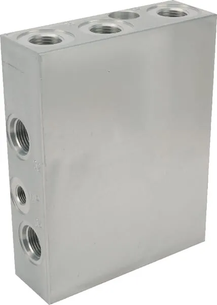 Blok patron hliníkový (2011-T6) neizol. anod.