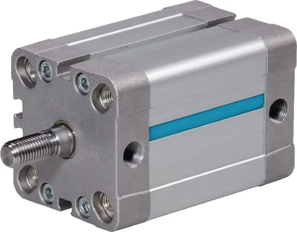 Kompaktní válec DW podle DIN ISO 21287 s vnějším závitem a rozlišením polohy - otvor Ø100mm