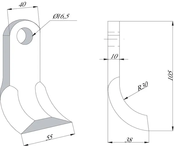 Perlík-nůž Pegoraro