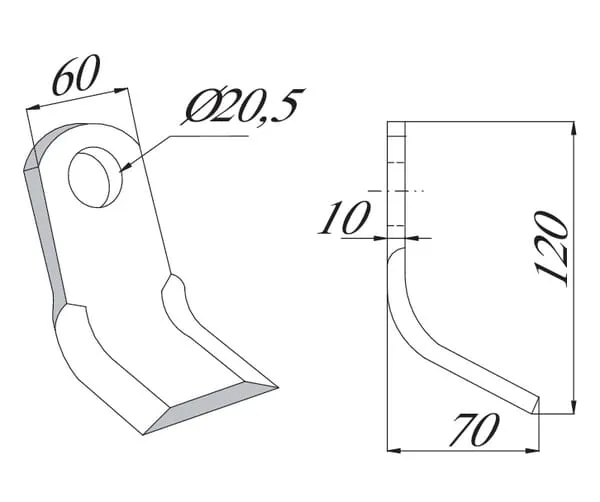Kladívkový nůž Zappator