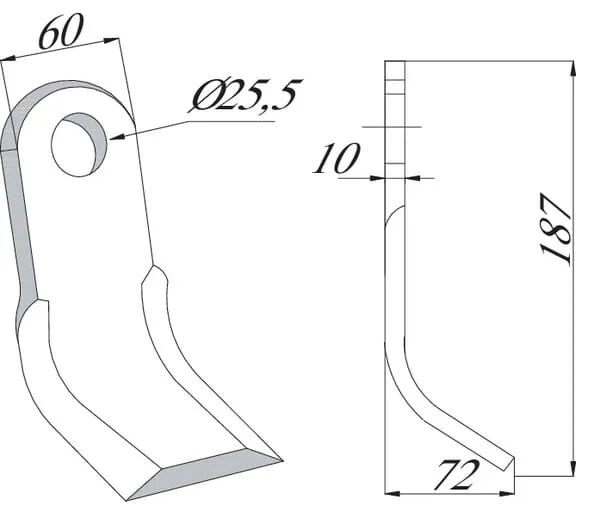 Kladívkový nůž Tortella